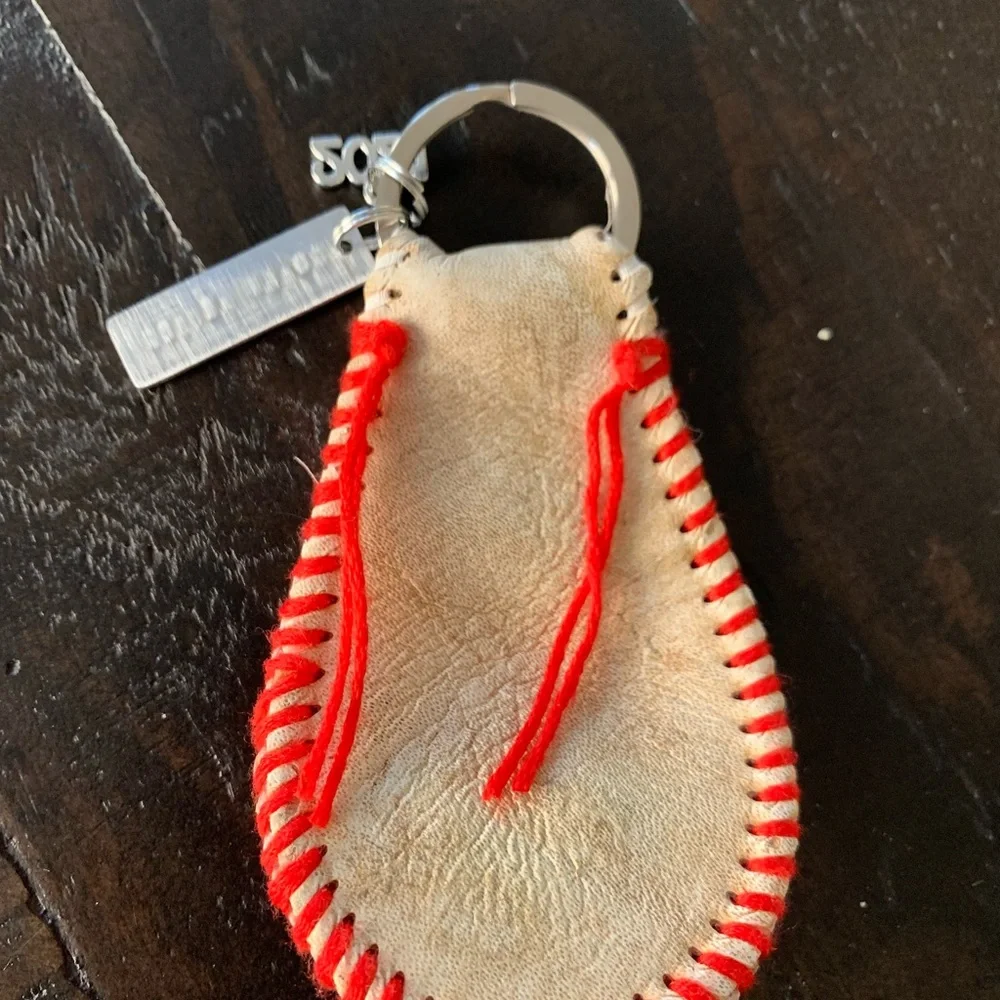 Braves 2021 World Series Baseball Keychain